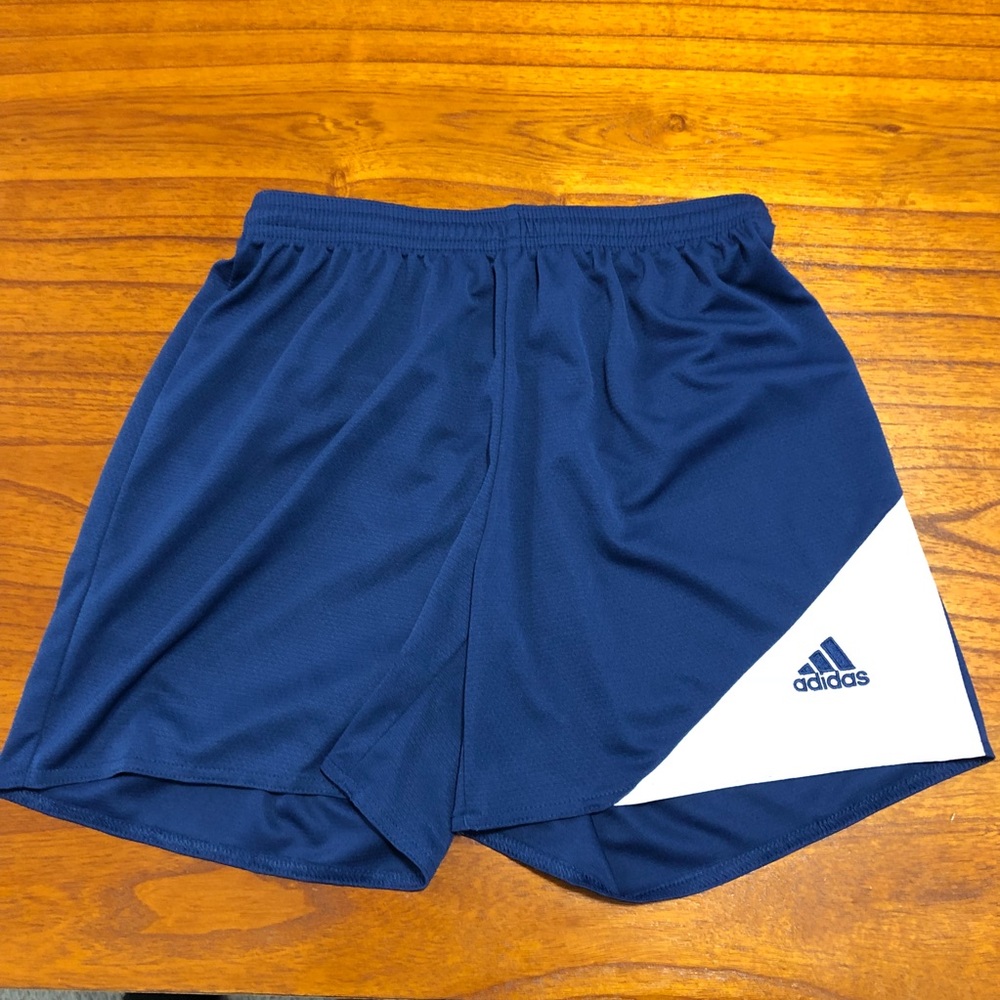Adidas climalite navy blue athletic shorts girls small